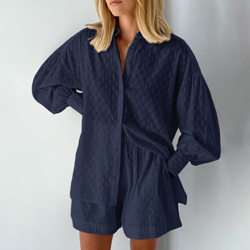 ASHLEY | Utility Cover-Up Two-Piece Shorts Set